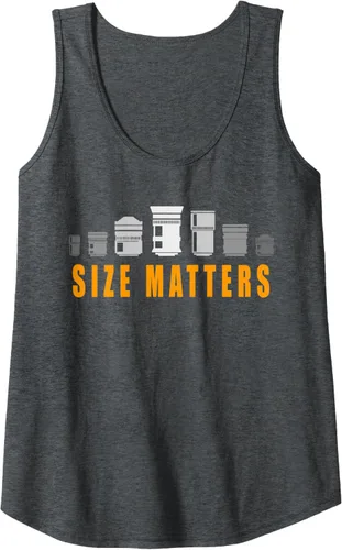 Vista 5 de Photography Camera Lens Size Matter Photographer Shutterbug Tank Top