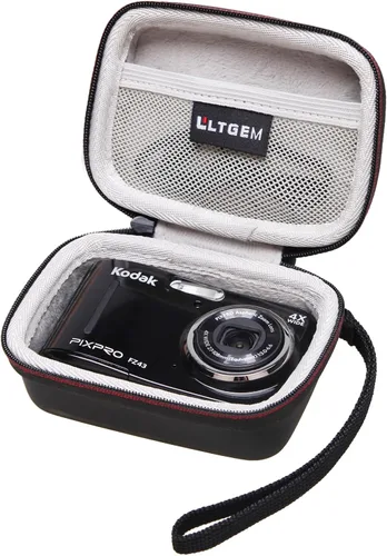 Vista 9 de LTGEM - Funda compatible con cámara digital Kodak PIXPRO Friendly Zoom FZ55 de 16 MP, color negro