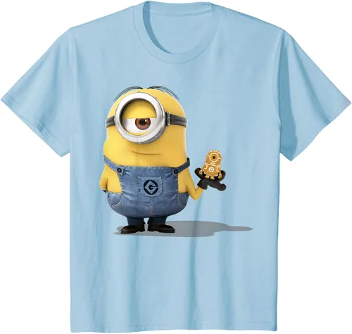 Vista 12 de Camiseta Despicable Me Minions Holding A Ginger Bread Minion Retrato Pequeña