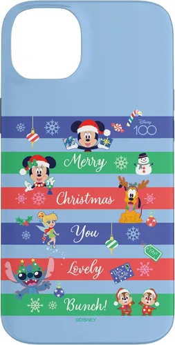 Vista 15 de Funda para iPhone 16 Disney 100 Mickey & Friends Merry Christmas You Lovely Bunch