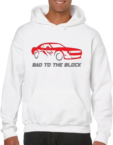 Vista 6 de Bad To The Block - Sudaderas con capucha y cuello redondo para hombre