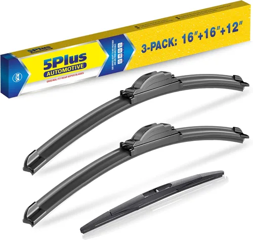 Vista 15 de 5 PLUS Escobillas Limpiaparabrisas de Repuesto de 13"+13" para Jeep Wrangler TJ 1997 1998 1999 2000 2001 2002 2003 2004 2005 2006 Calidad Original