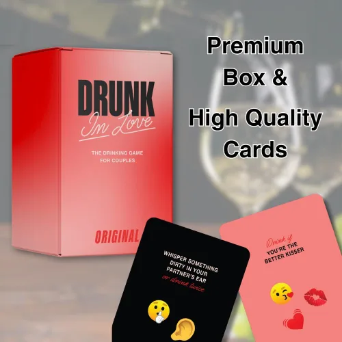 Vista 4 de Drunk in Love Juego de cartas originales para parejas, juegos de citas nocturnas súper divertidos y juegos para parejas de relaciones para adultos