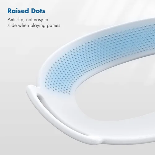 Vista 4 de KIWI design Reemplazo de almohadilla de correa de auriculares para correa Elite compatible con Quest 2Quest 3 (blanco)