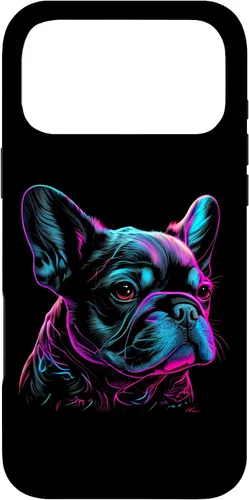 Vista 22 de French Bulldog Retro Design Case for iPhone 17