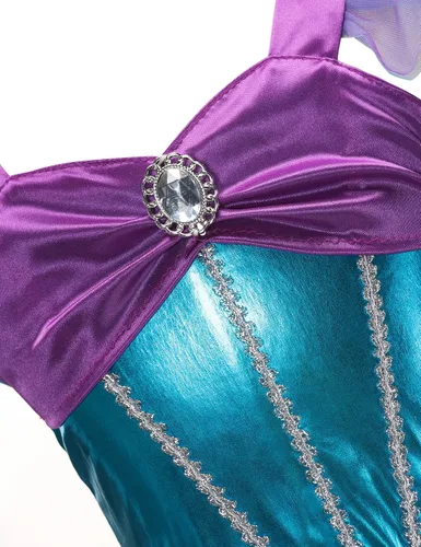 Vista 3 de Kidswant Disfraz de princesa para niñas vestido de lujo para fiesta elegante con accesorios 2-12 años