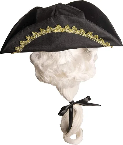 Vista 2 de Forum Novelties Colonial Hat with Wig Child