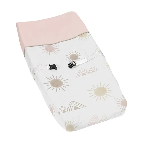 Vista 8 de Sweet Jojo Designs Cambiador de cambiador de bebé verde oscuro con flechas boho para niño y niña, tapete para cambiador de pañales para recién