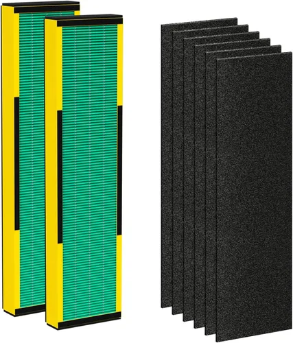 Vista 10 de 2 Pack Filtro HEPA para Eliminación de Humo Compatible con GermGuardian Air Puri-fier AC4825 AC4300 AC4800 AC4900 AC4850, Filtro de Reemplazo