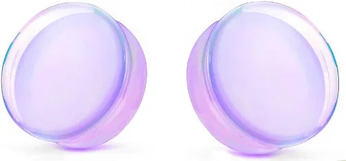Vista 2 de Opalita de lavanda de cristal de oído de los calibres soscene