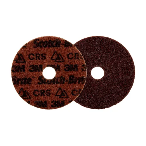 Vista 14 de Scotch-Brite Disco de acondicionamiento de superficie de precisión, PN-DH, mediano, 4-1/2 pulgadas x 7/8 pulgadas, accesorio de gancho y bucle