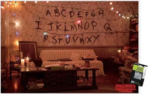 Vista 6 de Netflix Stranger Things - Alphabet Wall Poster with Push Pins 2-Paquete de póster y pin de empuje