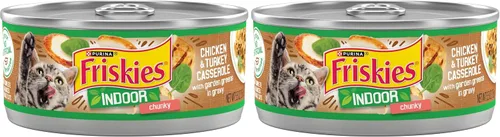 Vista 10 de Alimento húmedo para interior para gatos Purina Friskies, 24 unidades de 5.5 oz