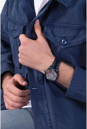 Vista 4 de GUESS US Mens Navy Analog Watch