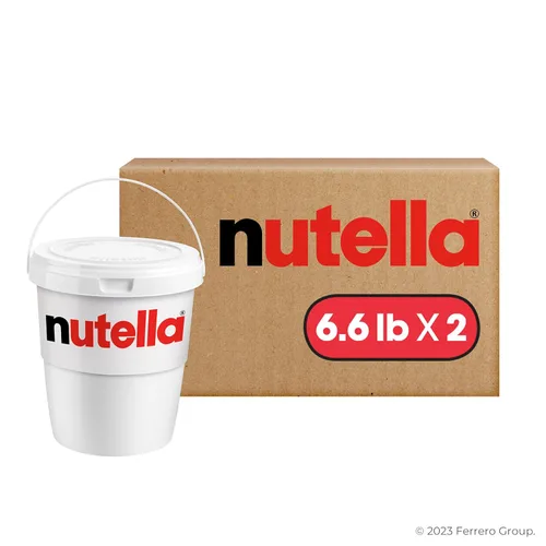Vista 3 de Nutella - Crema de avellana cremosa con cacao, a granel, bañera de 6.6 libras