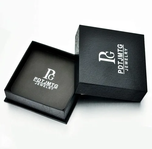 Vista 6 de PDTJMTG Collar judío de plata de ley con estrella de David para hombre