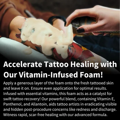 Vista 3 de Phoenix Tears - Crema para el cuidado posterior del tatuaje, curación de la piel y mejora del color, cuidado después del sol, crema para el cuidado