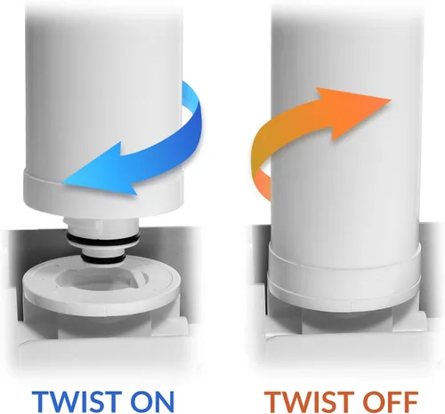 Vista 7 de iSpring Paquete de repuesto para sistema de ultra filtración de 4 etapas y filtro KDF/carbono en línea de cambio rápido para sistema de filtro