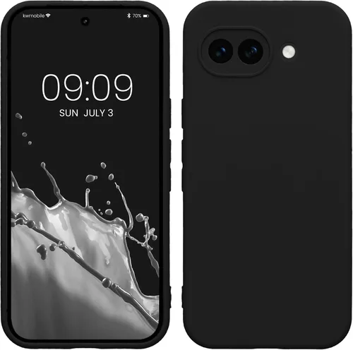 Vista 22 de kwmobile Funda compatible con Google Pixel 9 - Funda protectora delgada de TPU para teléfono - Acabado mate suave - Piedra antigua