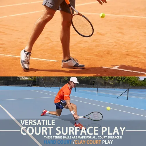 Vista 7 de INSUM Bulk Tennis Balls, Extra Duty Practice Balls with Mesh Bag