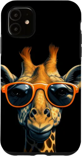Vista 7 de Funny Giraffe with Sunglasses Case for iPhone 17