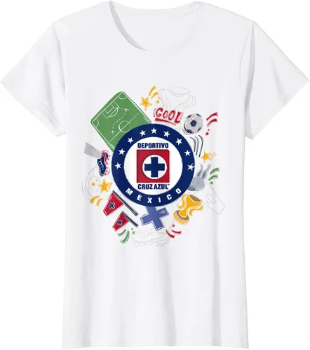 Vista 4 de Cruz Azul - Consigue una gran puntuación con nuestra camiseta exclusiva de la colección, Blanco
