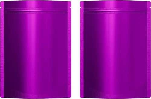 Vista 29 de 100 Bolsas de color mate de doble cara que se sostienen en posición vertical