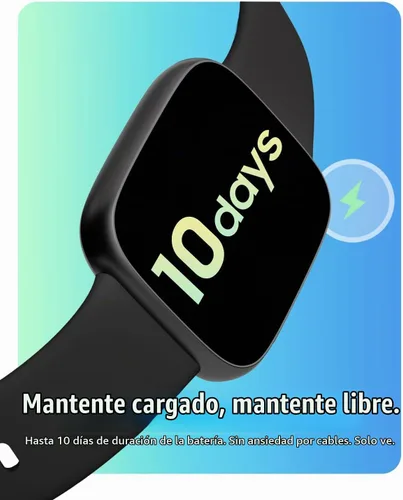Vista 7 de Reloj inteligente para mujeres y hombres, Android y iPhone, pantalla AMOLED Ultra HD de 1.85 pulgadas, batería de 10 días, resistente al agua de 3