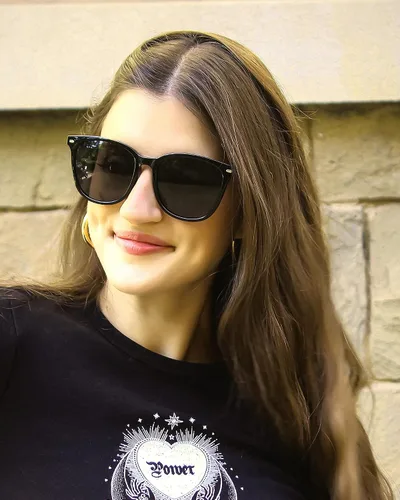 Vista 2 de FIMILU Paquete de 2 lentes de sol polarizados para mujer, lentes de protección UV400, montura grande, lentes de moda, elegantes