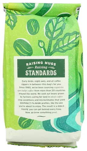 Vista 2 de Whole Foods Market, Café orgánico en grano entero, tostado francés oscuro, ahumado y dulce, suave y cremoso, 12 onzas