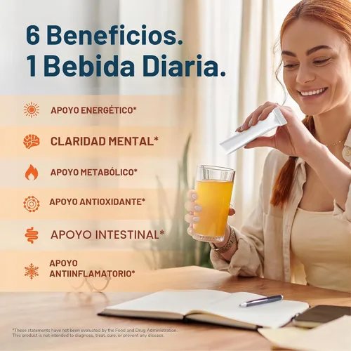Vista 4 de FAST BOOST Mezcla de Bebida Energética e Hidratación - Baya Paquetes de Polvo de Electrolitos Sin Azúcar con Antioxidantes, Extracto de Té Verde