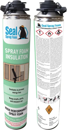 Vista 7 de Seal Spray de alto rendimiento 80% más fórmula de células cerradas lata de espuma aislante (50 placas FT-2 latas) – Debe utilizar pistola de espuma