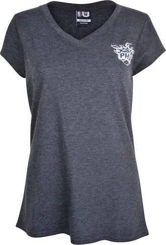 Vista 26 de Ultra Game Camiseta de mujer NBA Oficial con cuello en V y strass de manga corta