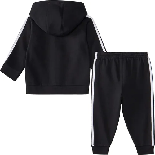 Vista 2 de adidas Conjunto de 2 piezas de chaqueta de forro polar esencial de manga larga para niños