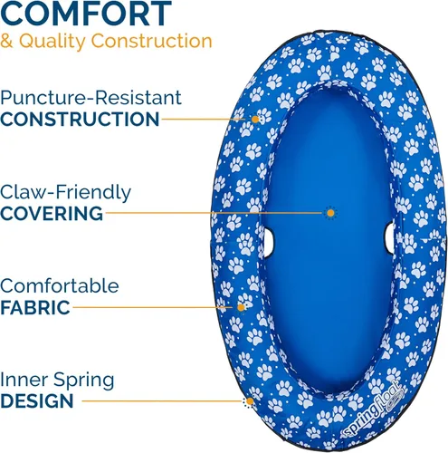 Vista 5 de SwimWays Paddle Paws - Balsa flotante para perros, grande (65 libras y más)