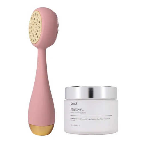 Vista 22 de Clean Pro - Electric Facial Cleansing Brush, Smart Facial Device with Silicone Brush & Heated Anti-Aging Aluminum, Gemstone, Precious Metal Massager