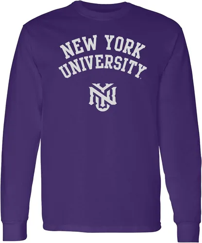 Vista 40 de NCAA oficial de College – University Team Color Arco Logo Manga Larga