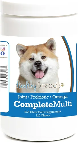 Vista 46 de Healthy Breeds Affenpinscher todo en uno multivitamínico suave masticable 120