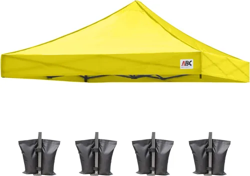 Vista 82 de ABCCANOPY Toldo de repuesto para tienda de campaña desplegable (8 x 8 pies, blanco)