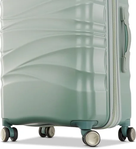 Vista 7 de American Tourister Cascade Hardside - Maleta giratoria rígida ligera, Verde salvia