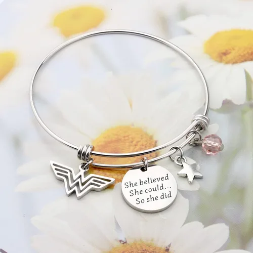 Vista 4 de Lywjyb Birdgot Pulsera de regalo increíble mujer regalo increíble mujer regalo regalo para mujer