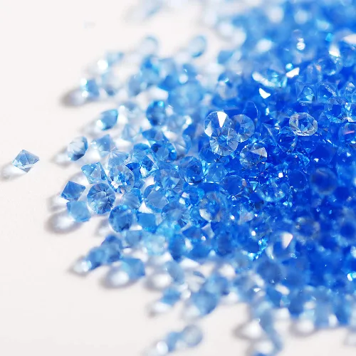 Vista 20 de 5000 cuentas de diamantes de imitación de cristal de diamante ultra mini de 0.044 pulgadas con parte trasera plana, cristales iridiscentes, brillo