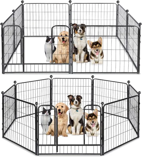 Vista 11 de VISCOO Jaula para gatos (para gatito), recintos para gatos Catio de 3