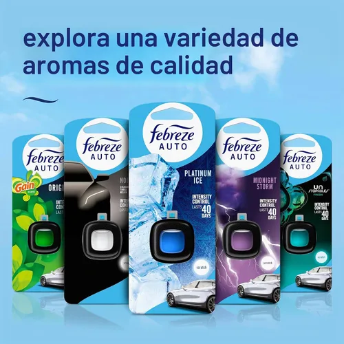 Vista 8 de Febreze Old Spice - Clip de ventilación aromatizante para automóvil, 0.07 onzas, paquete de 4