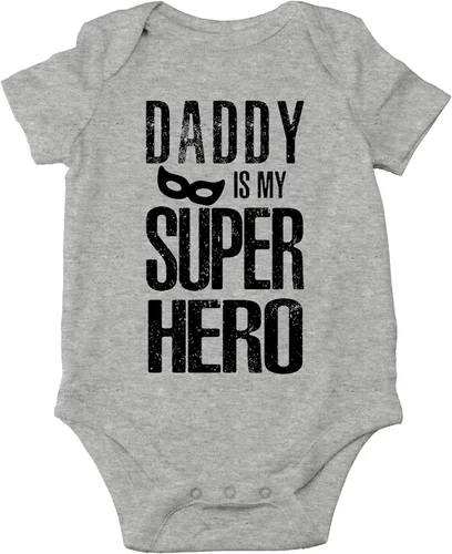 Vista 13 de CBTwear Daddy Is My Superhero - Ropa de bebé - Divertidos trajes para recién nacidos para niños y niñas