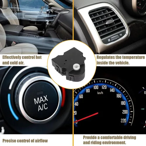 Vista 6 de Actuador de puerta de mezcla de calefactor HVAC compatible con Chevrolet GMC Suburban Truck C1500 C2500 C3500 K1500 K2500 K3500 Blazer Yukon
