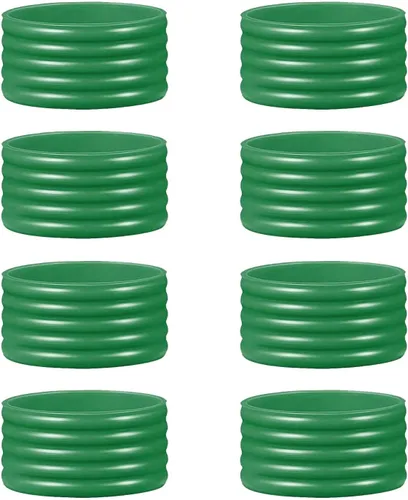 Vista 9 de 15 colores disponibles Buena elasticidad 8-45 piezas de raqueta de tenis/paletas de pickleball/squash anillo de silicona raqueta agarre bandas