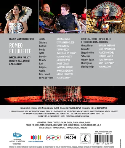 Vista 3 de Gounod Romeo Et Juliette Blu-ray