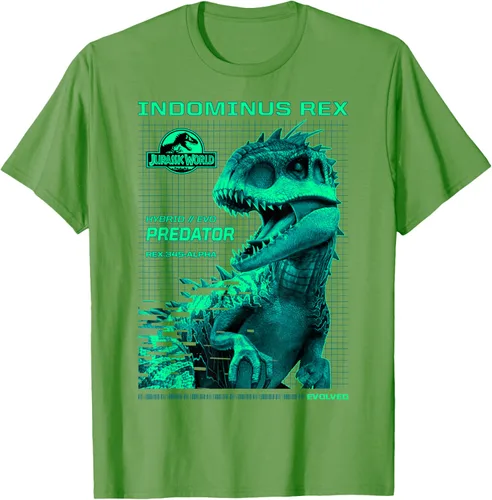 Vista 18 de Jurassic World Indominus Rex Hybrid Predator T-Shirt Small Negro