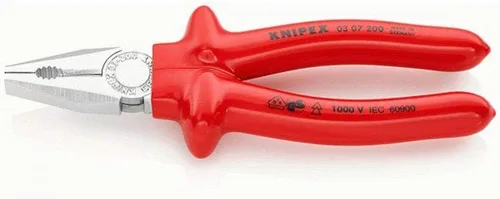 Vista 11 de Knipex 03 06 160 SB Alicates Combinados 6,3" con asas aisladas en envases blister